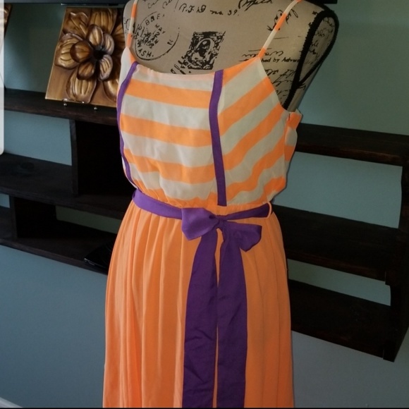 New Anthropologie Jealous Tomatoe Colorblock Maxi - Picture 2 of 8